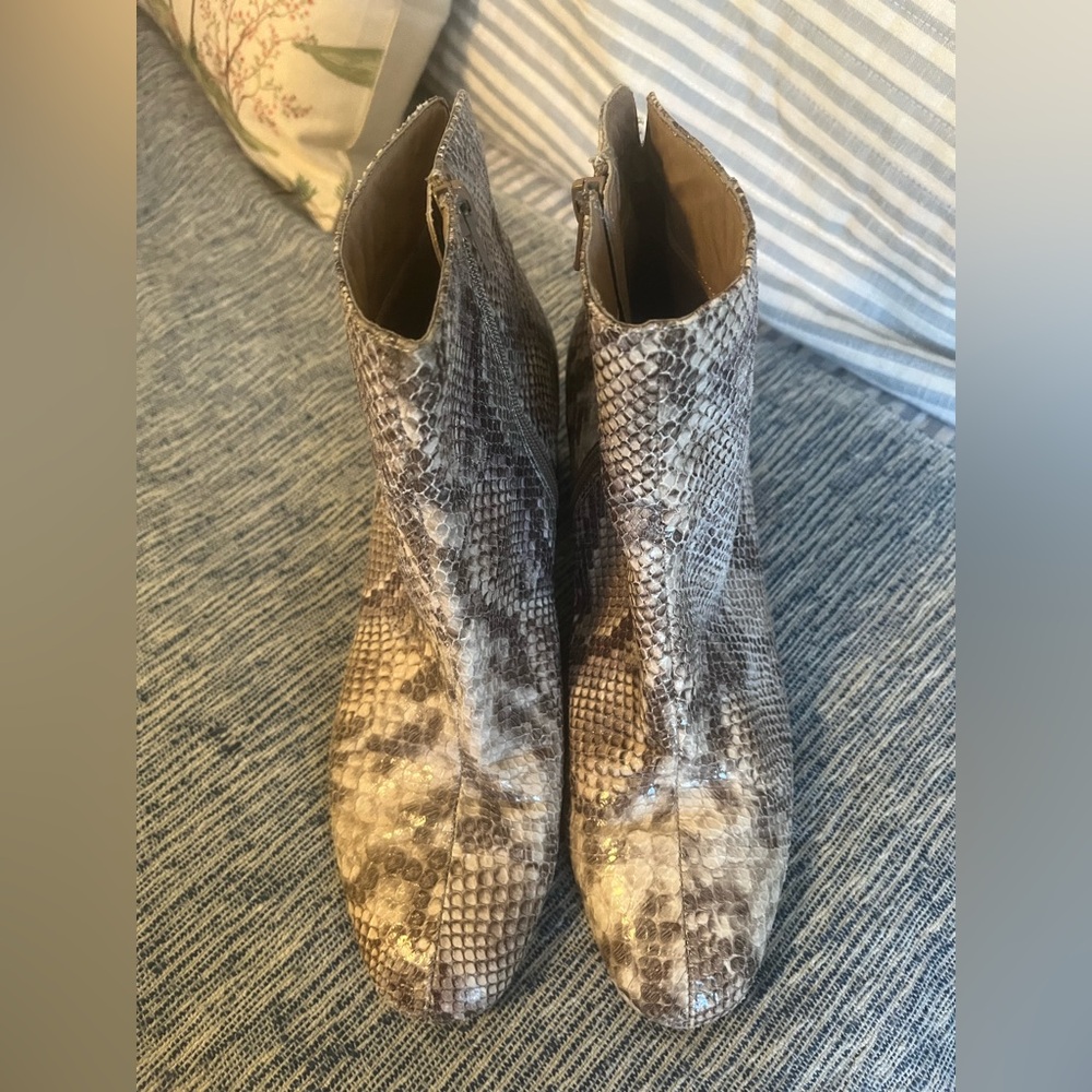 Cute Chinese Laundry snake ankle boots - size 8.5